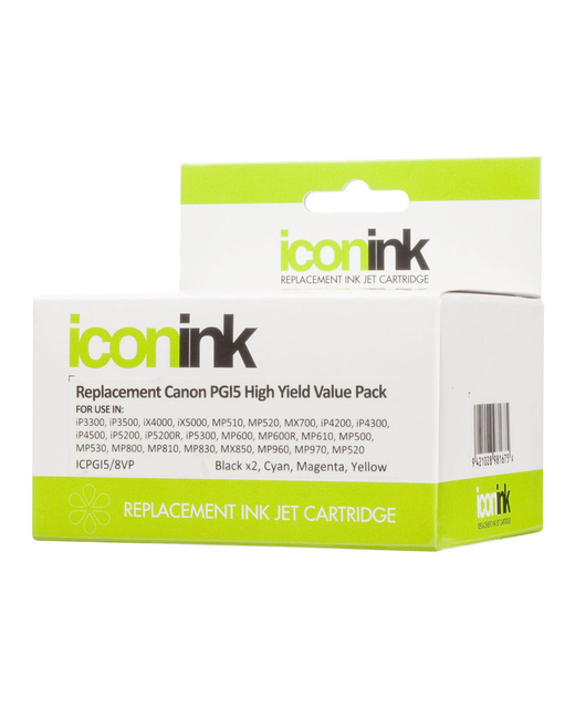 Icon Compatible Canon PGI5 CLI8 BBCMY Ink Value Pack