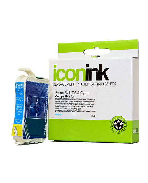 Icon Compatible Epson 73N Cyan Ink Cartridge