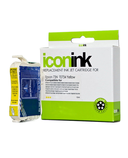 Icon Compatible Epson 73N Yellow Ink Cartridge