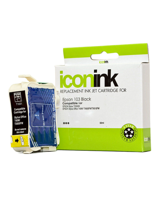 Icon Compatible Epson 103 Black Ink Cartridge