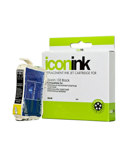 Icon Compatible Epson 133 Black Ink Cartridge