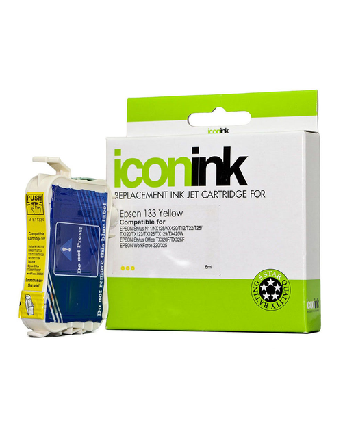 Icon Compatible Epson 133 Yellow Ink Cartridge