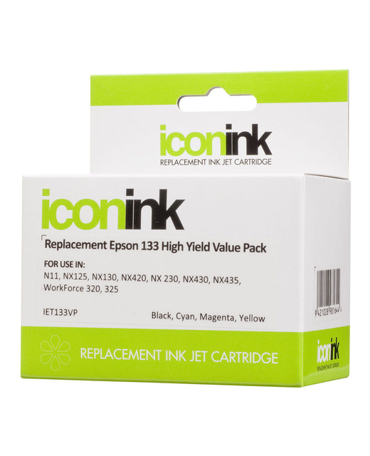 Icon Compatible Epson 133 BCMY Ink Value Pack