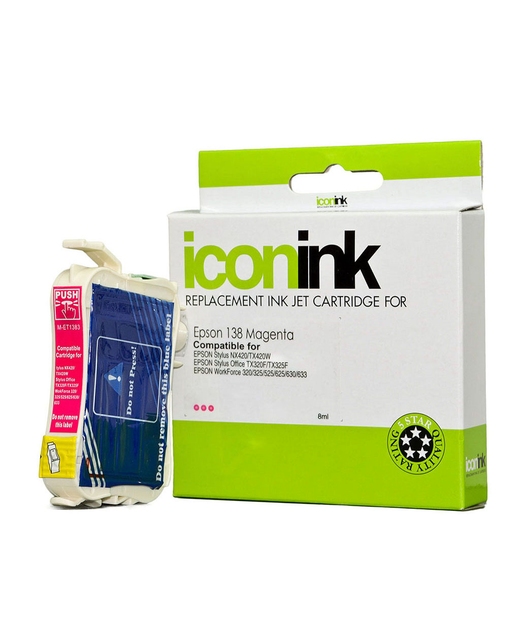 Icon Compatible Epson 138 Magenta Ink Cartridge