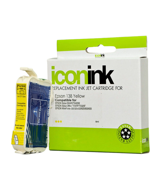 Icon Compatible Epson 138 Yellow Ink Cartridge