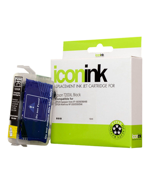 Icon Compatible Epson 200XL C13T201192 Black Ink Cartridge