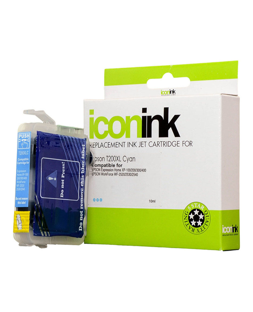 Icon Compatible Epson 200XL C13T201292 Cyan Ink Cartridge