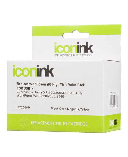 Icon Compatible Epson 200XL BCMY Ink Value Pack