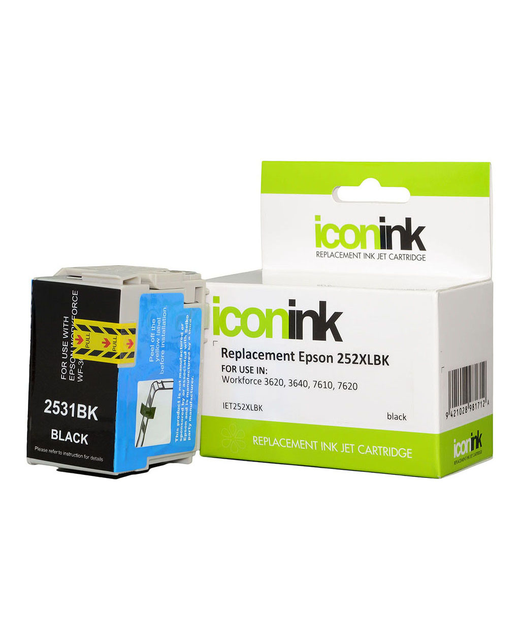 Icon Compatible Epson 252XL C13T253192 Black Ink Cartridge