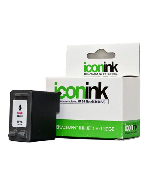 Icon Remanufactured HP 56 Black Ink Cartridge (C6656AA)