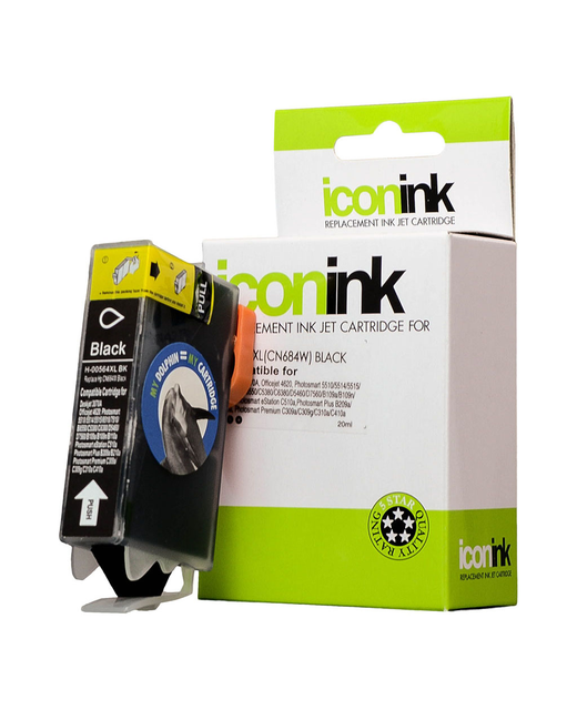 Icon Compatible HP 564 Black XL Ink Cartridge (CN684WA)