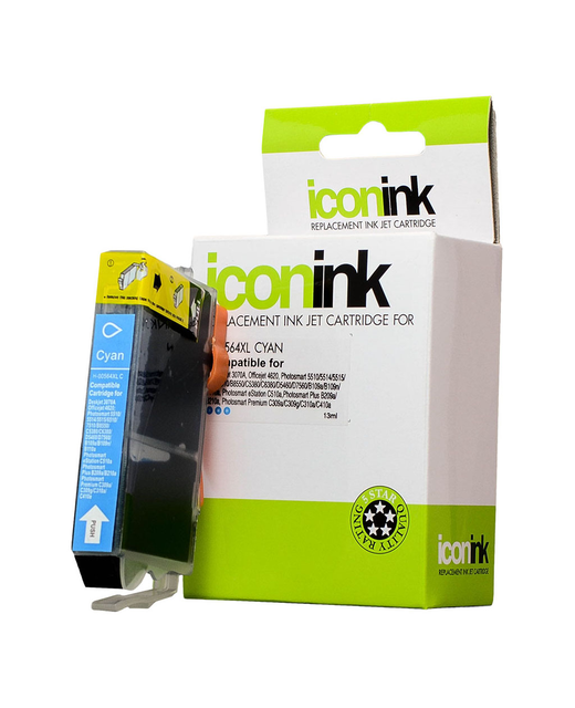 Icon Compatible HP 564 Cyan XL Ink Cartridge (CB323WA)