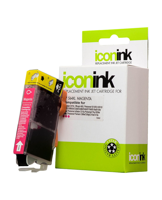 Icon Compatible HP 564 Magenta XL Ink Cartridge (CB324WA)