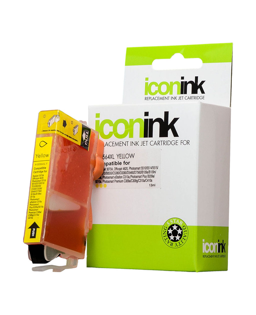 Icon Compatible HP 564 Yellow XL Ink Cartridge (CB325WA)