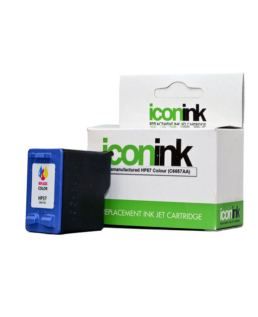 Icon Remanufactured HP 57 C6657A Colour Ink Cartridge (C6657AA)