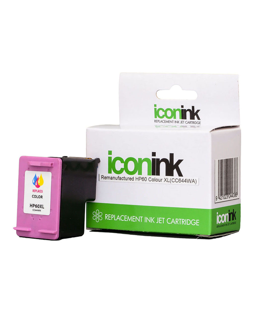 Icon Remanufactured HP 60 Colour XL Ink Cartridge (CC644WA)