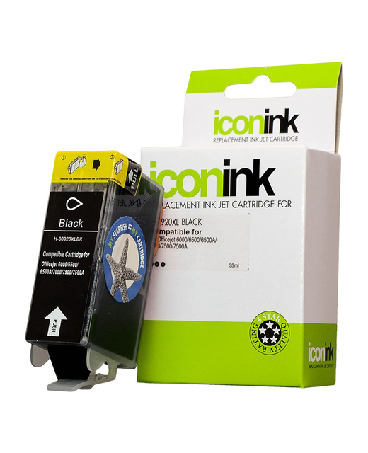 Icon Compatible HP 920 Black XL Ink Cartridge (CD975AA)