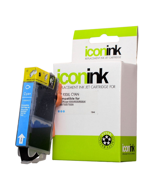 Icon Compatible HP 920 Cyan XL Ink Cartridge (CD972AA)