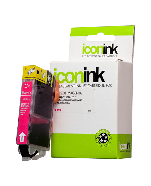 Icon Compatible HP 920 Magenta XL Ink Cartridge (CD973AA)