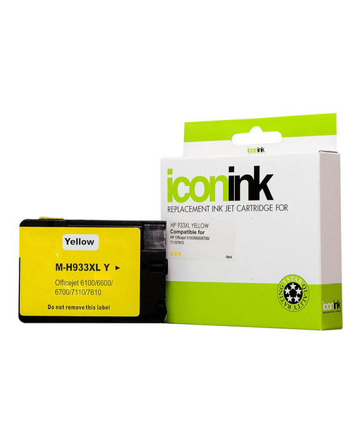 Icon Compatible HP 933 XL Yellow Ink Cartridge (CN056AA