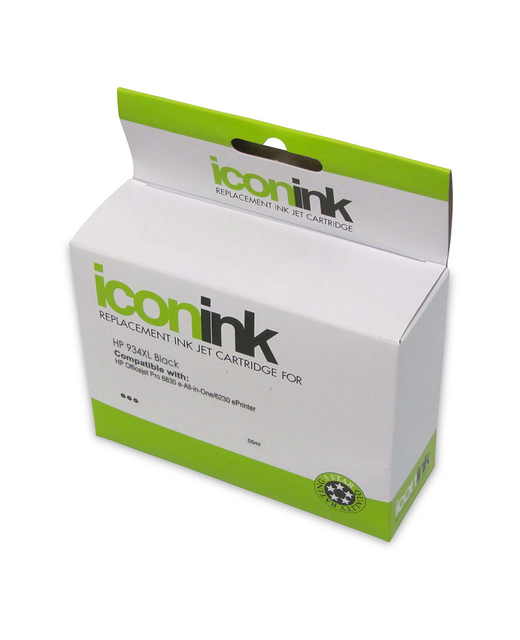 Icon Compatible HP 934XL Black Ink Cartridge (C2P23AA)