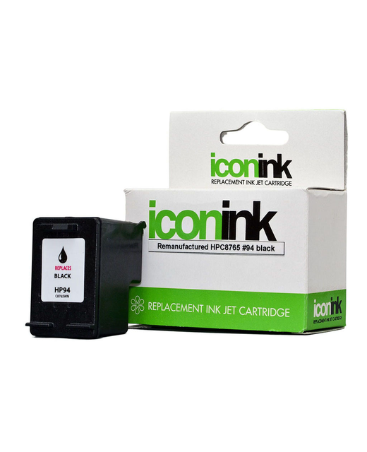 Icon Remanufactured HP 94 Black Ink Cartridge (C8765WA)