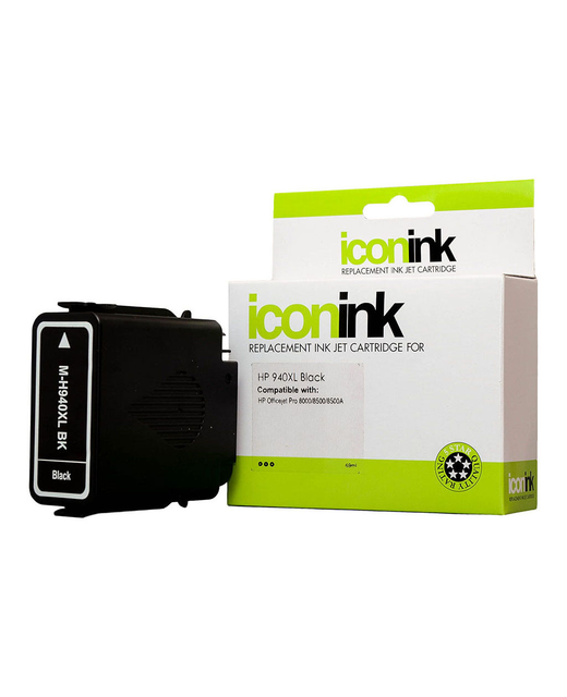 Icon Compatible HP 940 Black XL Ink Cartridge (C4906AA)