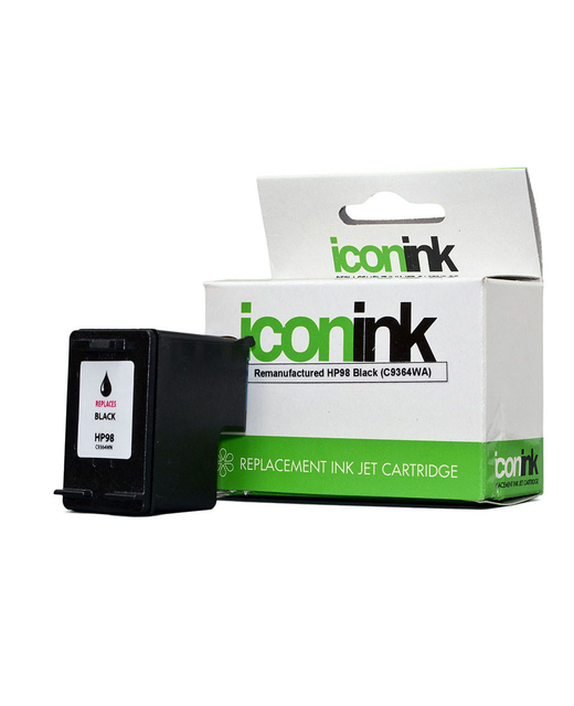 Icon Remanufactured HP 98 Black Ink Cartridge (C9364WA)