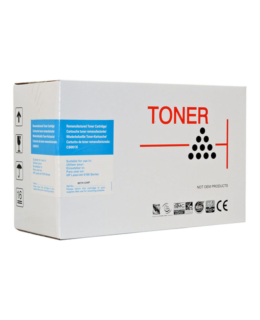 Icon Remanufactured HP C8061X Black Toner Cartridge