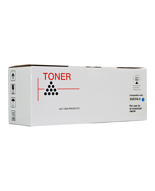 Icon Compatible HP CC531A CE411A Canon CART318 CART418 Cyan Toner Cartridge