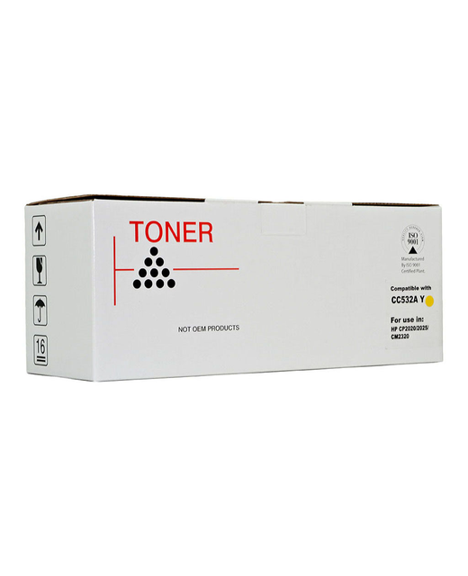 Icon Compatible HP CC532A CE412A Canon CART318 CART418 Yellow Toner Cartridge