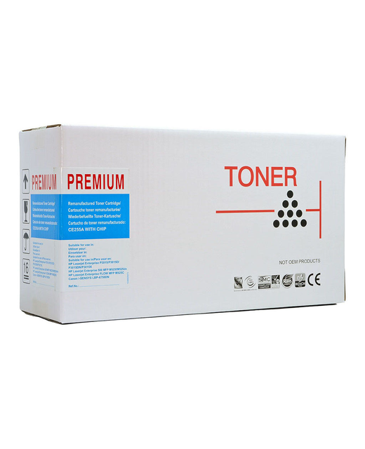 Icon Compatible HP CE255A Black Toner Cartridge