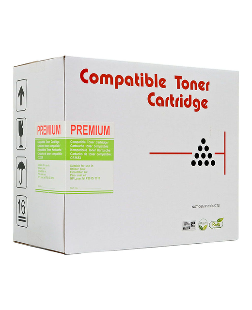 Icon Compatible HP CE255X Canon CART324HY Black Toner Cartridge