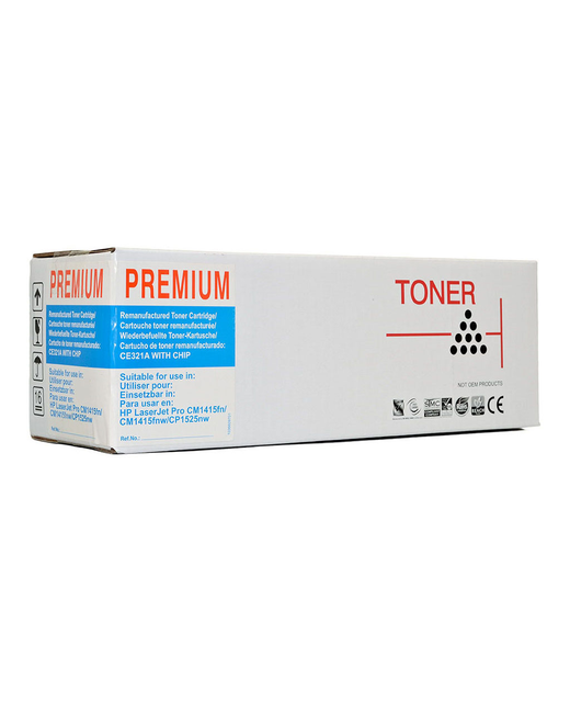 Icon Compatible HP CE321A CB541A Cyan Toner Cartridge