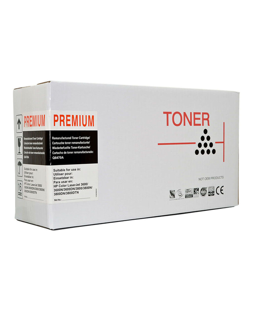 Icon Remanufactured HP Q6470A CART 317 CART 311 Black Toner