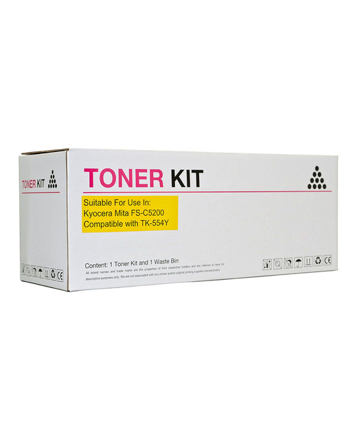 Icon Compatible Kyocera TK554 Yellow Toner Cartridge