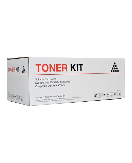 Icon Compatible Kyocera TK65 TK67 Black Toner Cartridge