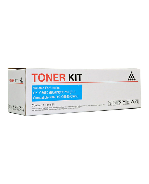 Icon Compatible OKI C5650 C5750 Cyan Toner Cartridge