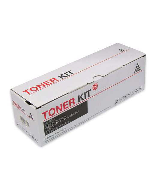 Icon Compatible OKI C610 Black Toner Cartridge