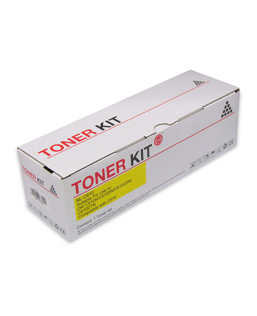 Icon Compatible OKI C610 Yellow Toner Cartridge