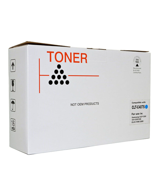 Icon Compatible Samsung CLTC407S Cyan Toner Cartridge