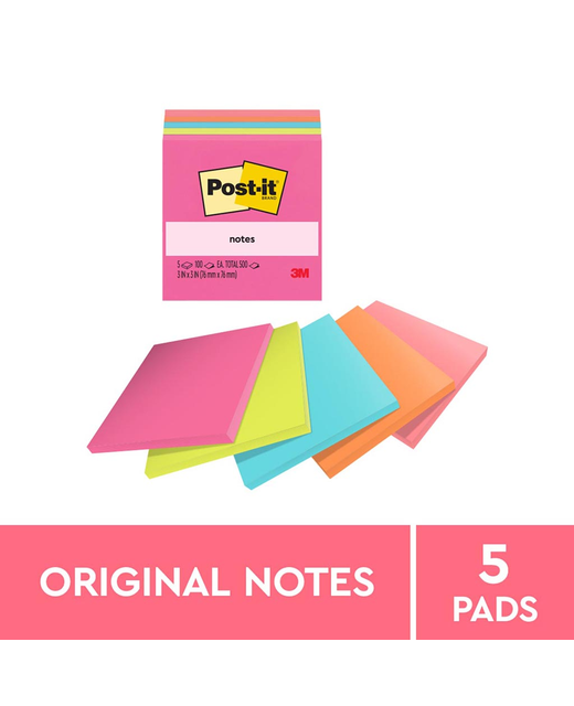 POST IT NOTES 654- 5AN 5PK 76X76MM CAPE TOWN