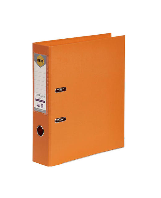 MARBIG A4 ORANGE ARCH LEVER FILE