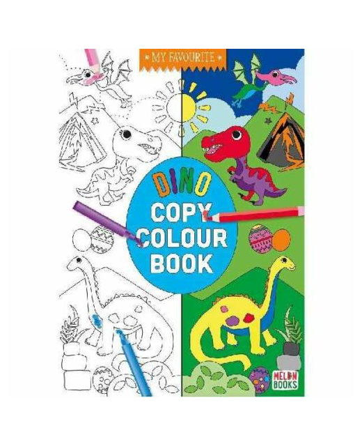 MY FAVOURITE DINO COPY COLOURING BOOK