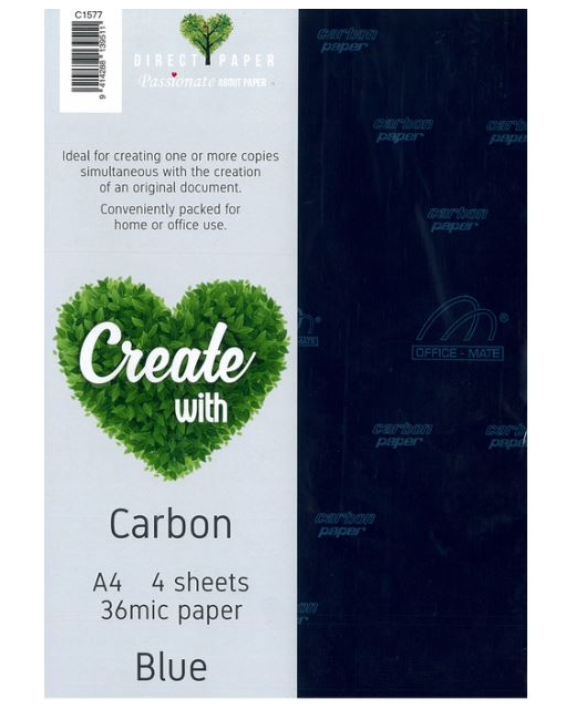 CARBON PAPER A4 4 SHEETS CREATE WITH