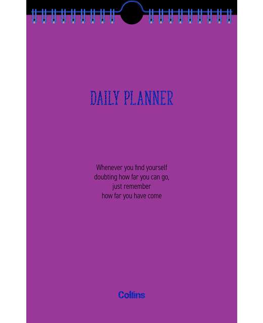 2025 Collins Motivational Daily Planner A5 Undated