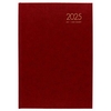 2025 Collins Windsor A51 Day To Page Diary Red