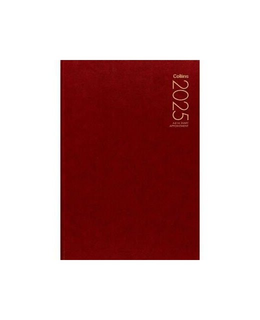 2025 Collins Diary A41A Red Appointment