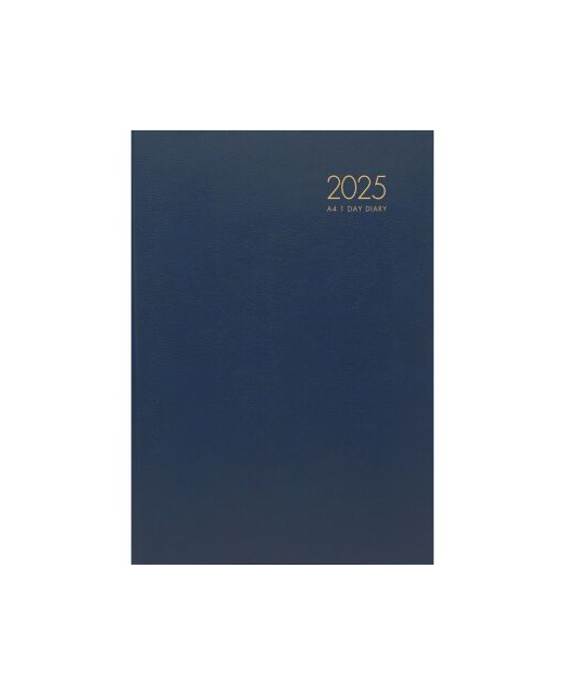 2025 Collins Windsor A41 Day To Page Diary Navy