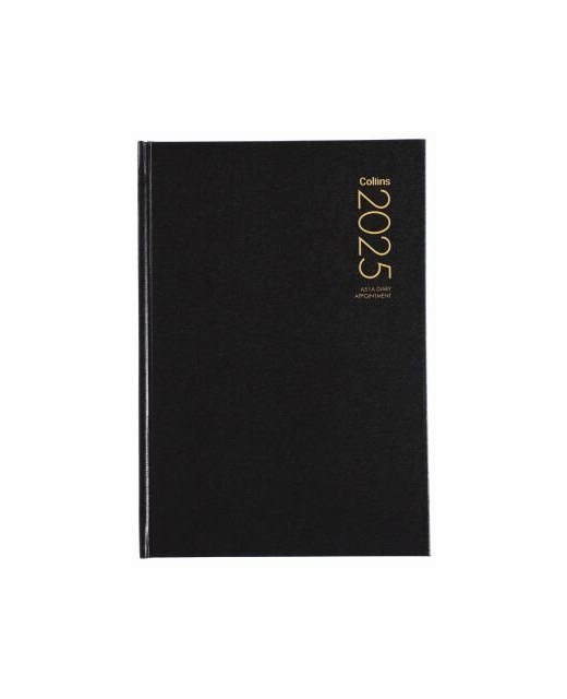 2025 Collins Diary A51A Black Appointment